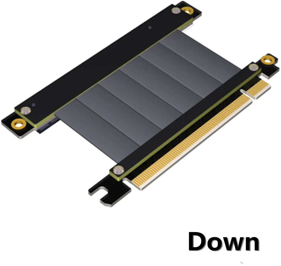  PCIE 30x16 A x16 macho a hembra codo ángulo recto tarjeta pci e PCI Express pci-e x16 extensor de G