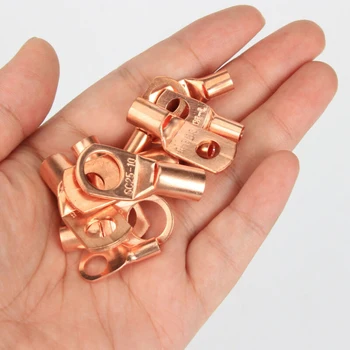 

170pcs Electrical Copper Terminal Ring Lug Cable Wire Adapter Crimp SC4-25 Kit