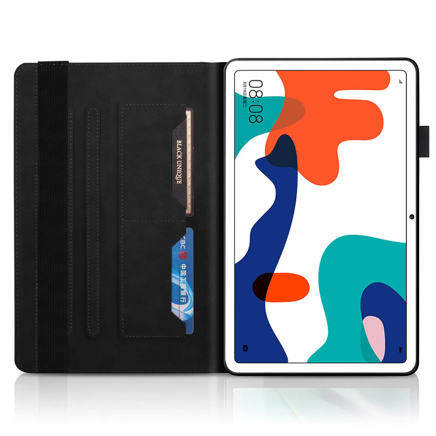 Premium Leather Stand Tablet Cover – Luxury Foldable Shell