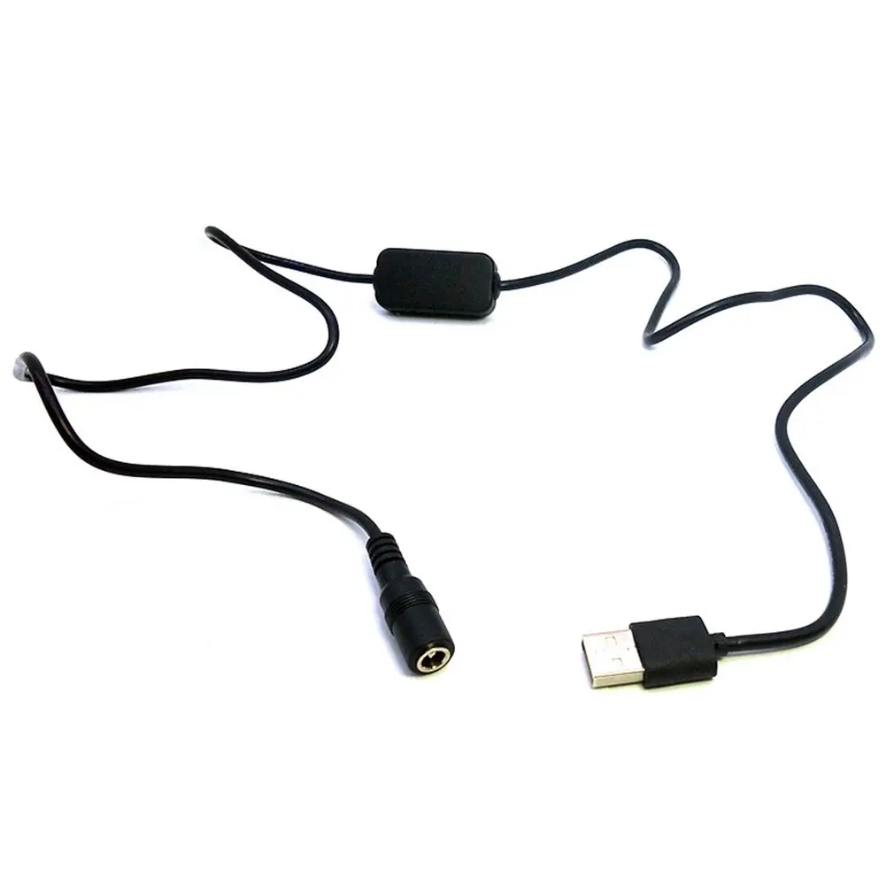 USB Power Cable Female 5.5mm Connector with 8V Regulator for Camera Battery DC Coupler LP-E6 DR-E6 / AC-PW20 NP-FW50 / BLN1