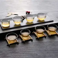 Японский стиль прозрачная чашка для чая прозрачная термостойкая стеклянная чашка кунг-фу водный цветок чайная чаша домашняя кухонная офисная кружка