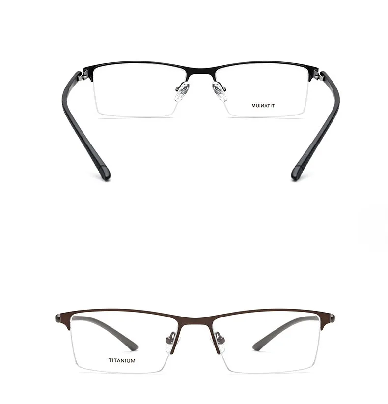 Ультралегкие чисто титановые оправы 838 мужское в деловом стиле очки могут быть близорукость очки для чтения 1,74 анти-синие линзы