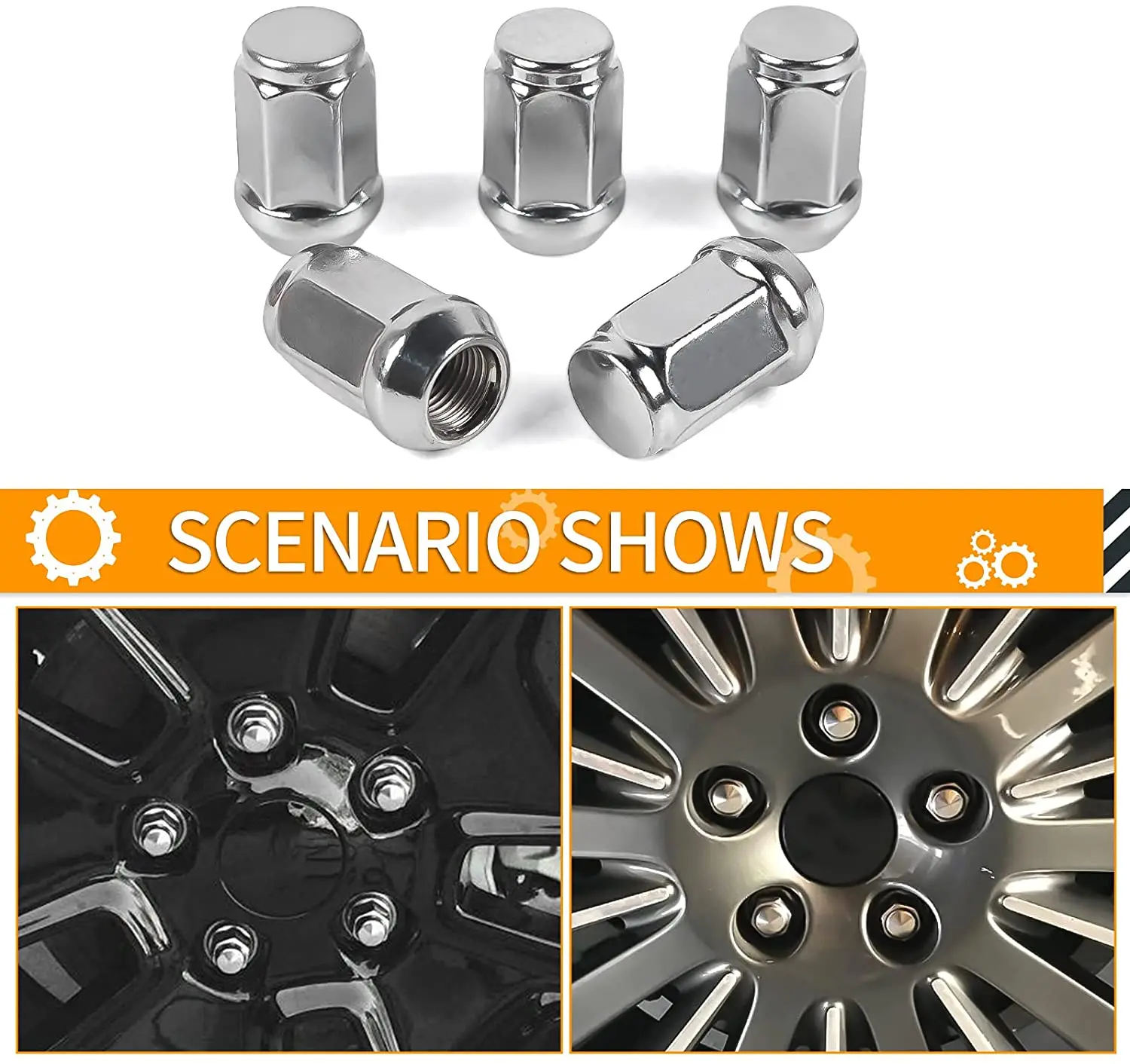 MIKKUPPA 1/2-20 Lug Nuts Replacement for 1993-2010 Jeep Grand Cherokee  Aftermarket Wheel 5pcs Chrome Closed End Solid Lug Nuts AliExpress  Mobile