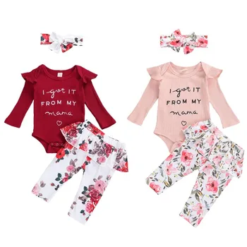 

Baby Girl Autumn Long Sleeve Unisex Clothing Set Baby Kids Boy Girl Letter 2 Pcs Set Toddler Fashion Casual Clothes 0-24 Months