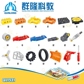 

Engineering Bulldozer Crane Compatible duplo city series blocks Technic Truck Building Block City Construction Toys For Children