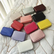 Raged Sheep Solid Color Kids Girls PU Leather Shoulder Bags Messenger Children handbags Wallet Small Coin Box Bags Mini Purses