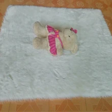 Роскошный мягкий ковер из искусственной овчины, одеяло из искусственного меха, напольный коврик из искусственной овчины, ковры и ковры для гостиной