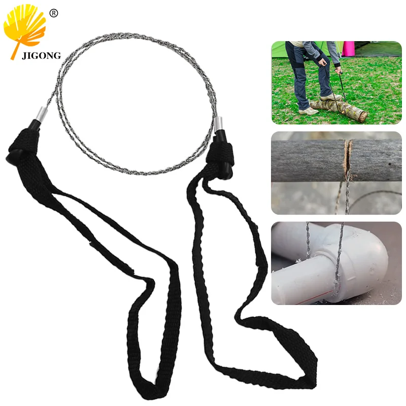 Outdoor Camping Stainless Steel Wire Saw Emergency Survival Hand Chain Saw Safety Survival Fretsaw ChainSaw