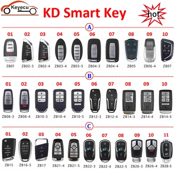 

KEYECU Smart remote ZB01 ZB02 ZB03 ZB04 ZB06 ZB08 ZB10-3 ZB15 ZB16-5 ZB17 ZB22-5 ZB21-5 ZB26 ZB28 KD Smart Key Remote for KD-X2