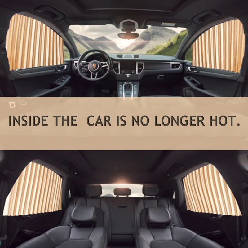 

Car Window Shade Curtain Side Universal Magnetic Car Curtain Sunshade Cover Curtain Window For Baby Children Parasol Coche