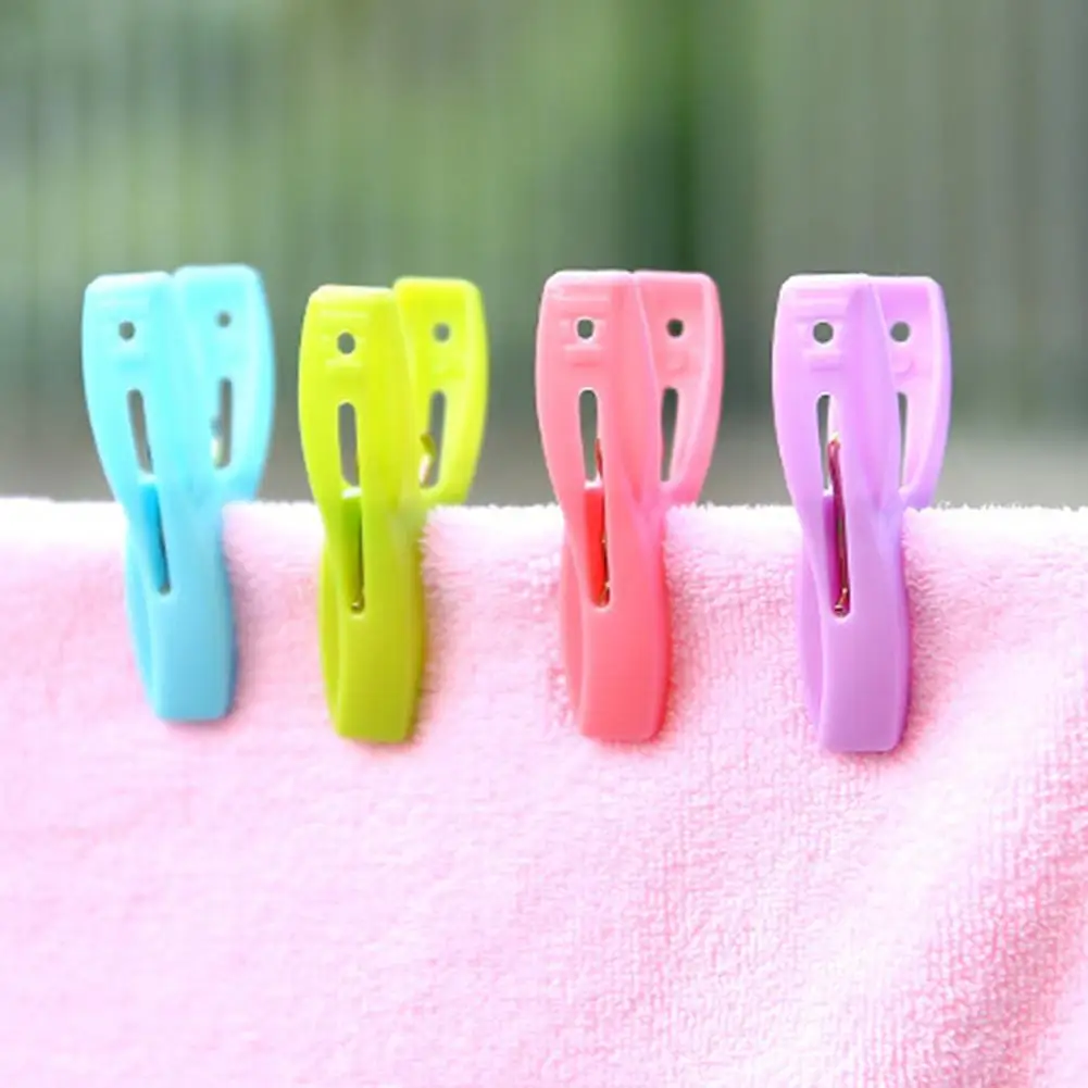 

30Pcs Windproof Clothes Laundry Clothespin Drying Clips with Storage Basket