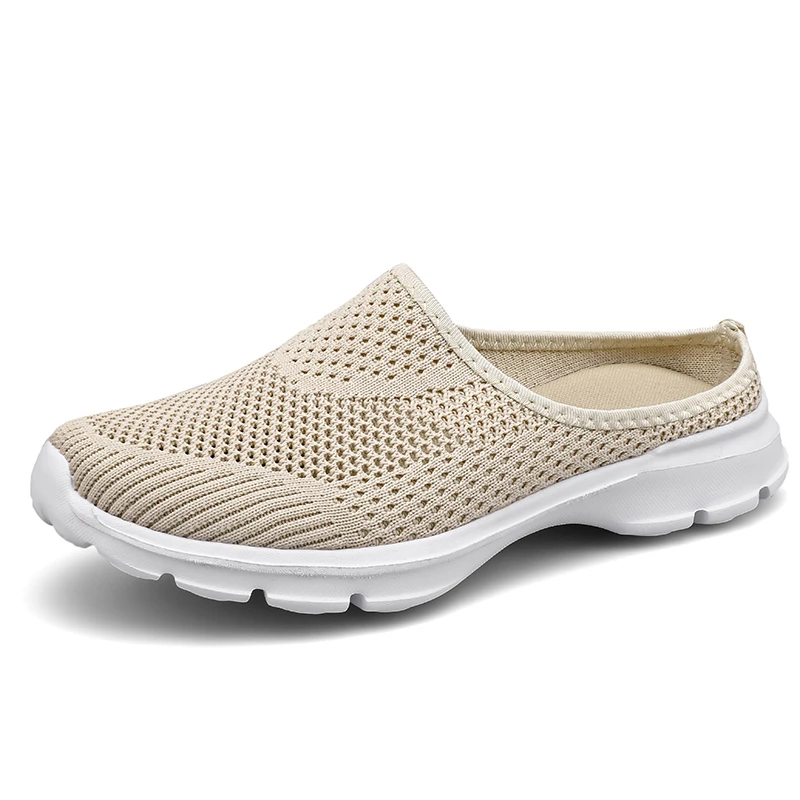 Summer Slip-On Mesh Half Shoes Men Women Lightweight Big Size 47 48 casual shoes sport shoes