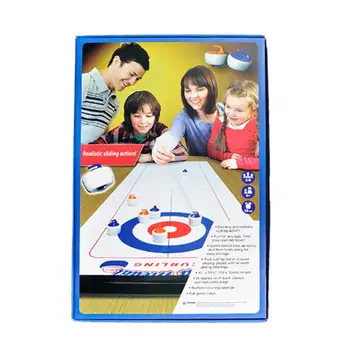 

Foldable Table Game Curling Ball Entertainment Games Tabletop Curling Game Portable Tabletop Curling Game