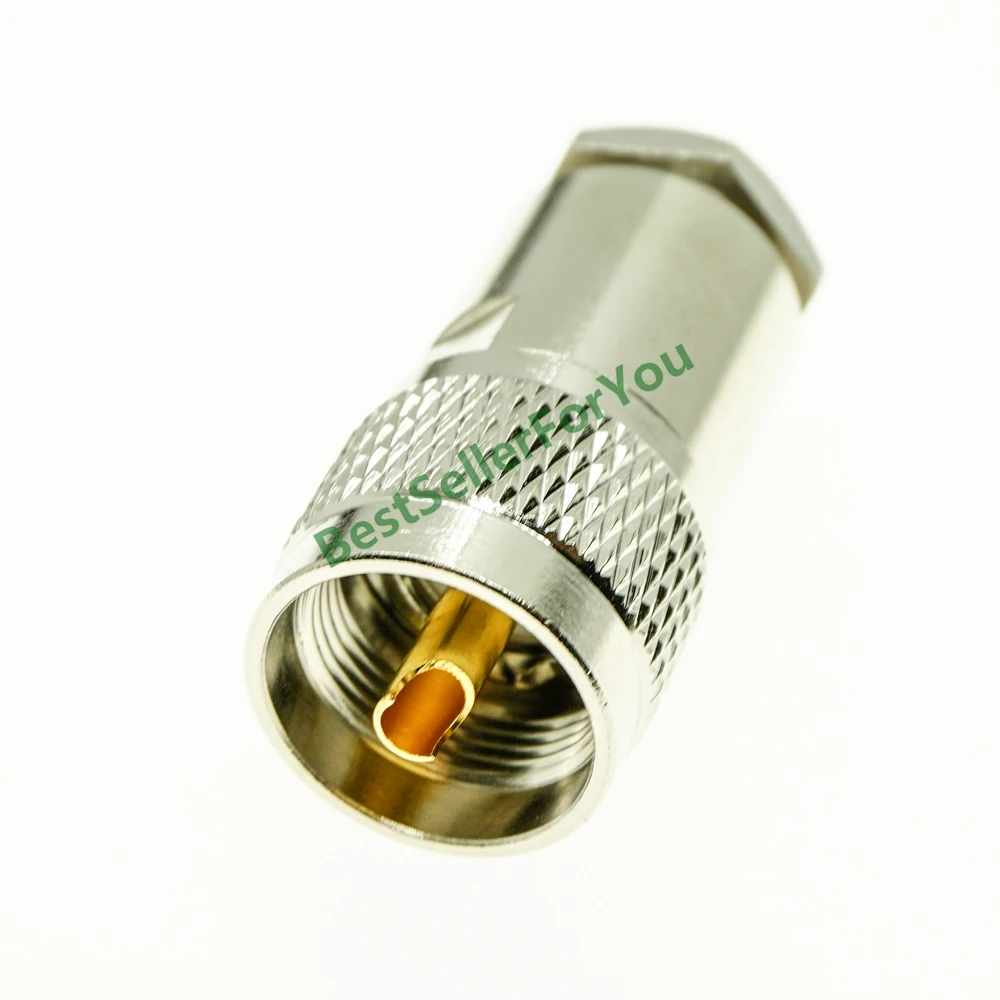 Uhf Pl-259 Pl259 Maschio Pl259 Spina Morsetto Per Rg8 Lmr400 Rg165 Rg213 Cavo Rf Connettore