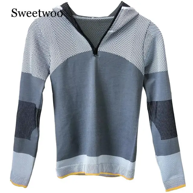 SWEETWOO Women Hooded Running Jacket Long Sleeve Sweatshirt Ladies Yoga Sports Zipper Jacket Fitness Gym Shirts