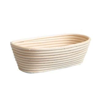 

Oval Banneton Brotform Dough Bread Proofing Proving Rattan Basket
