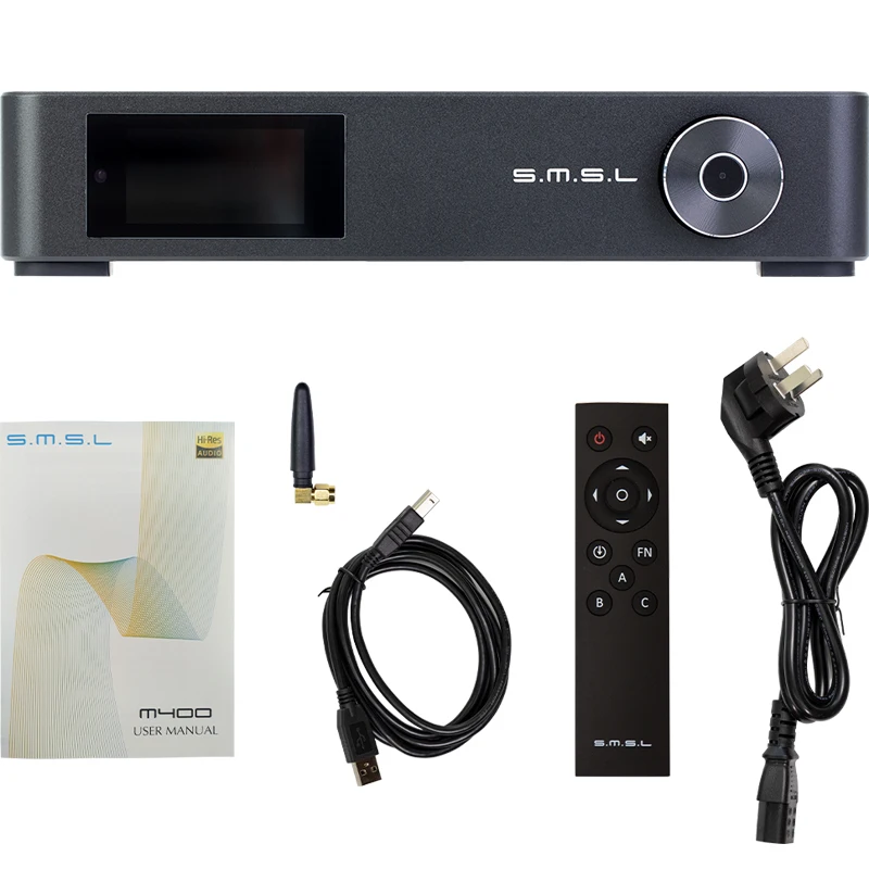 SMSL M400 MQA DAC AK4499 Full Balanced aptX-HD Bluetooth5.0 DSD Decoder