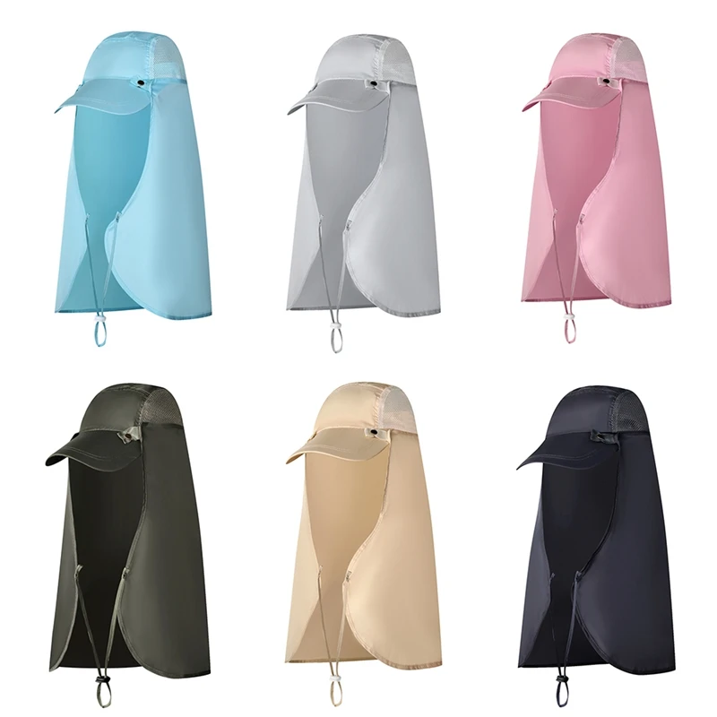 

Outdoor Flap Caps Fishing Hats Quick Dry 360 Degree Protection Sunshade Breathable Water Resistant Ear Neck Cover Sportswear