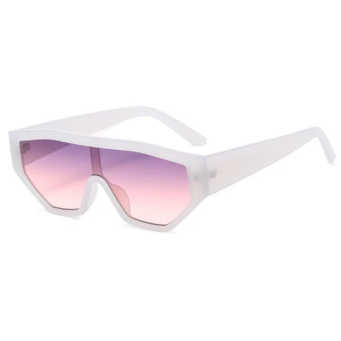 Oversize Sunglasses Women Luxury Brand Flat Top One Piece Sun Glasses Men's Sunglasses Driving Shade lentes de sol hombre