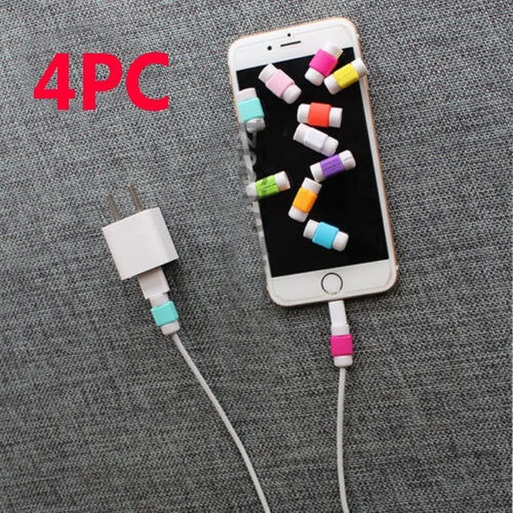 Protezione Salvaschermo Per Cavo Caricabatterie 4 Pezzi Per Iphone 5S 5 6 Plus Protettivo
