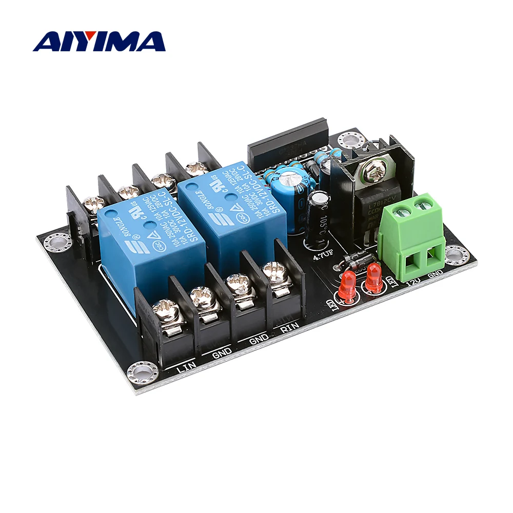AIYIMA UPC1237 2,0 Динамик Защитная плата произведенная в 300Wx2 для 1875 LM3886 TDA7294 Мощность усилитель "сделай сам"