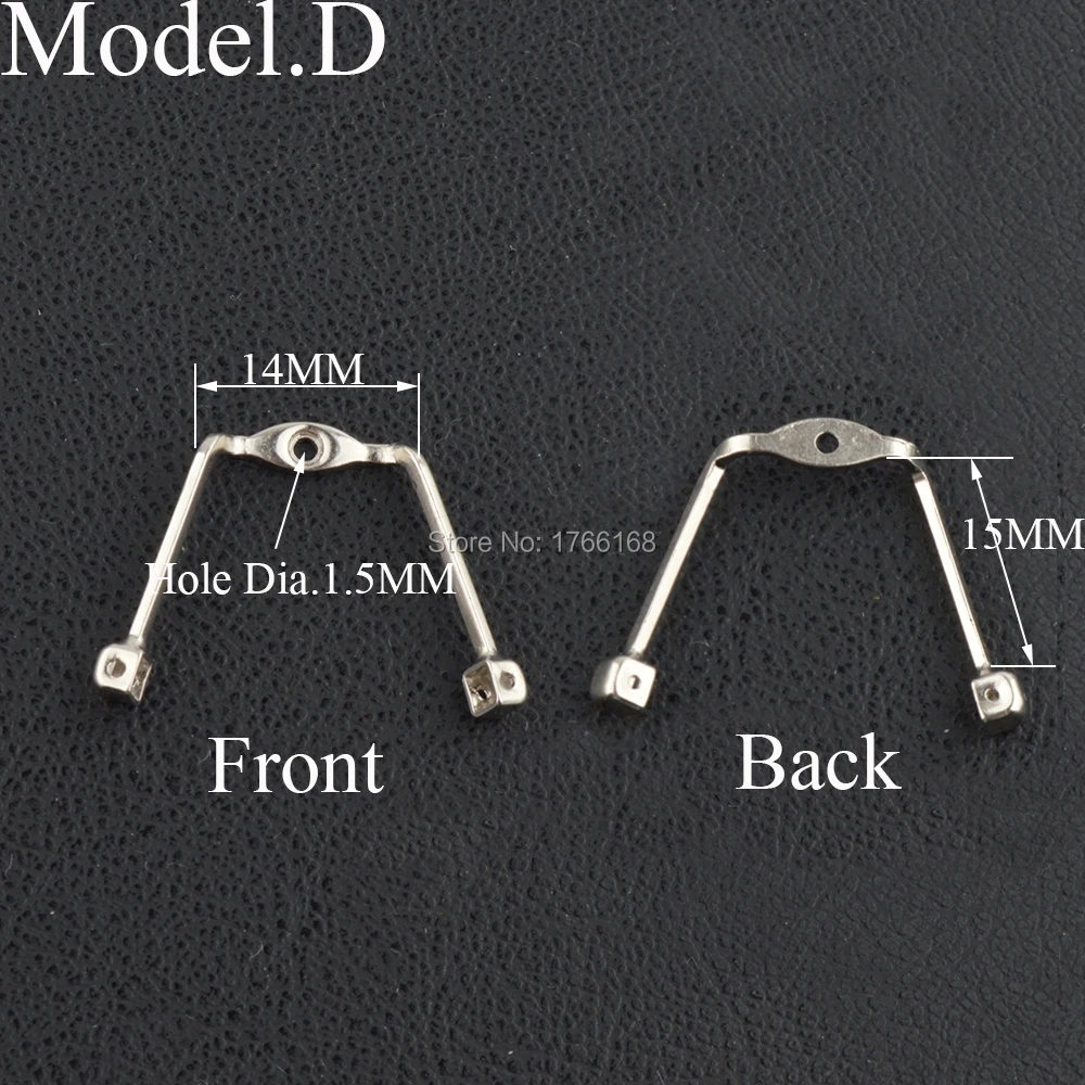 10pcs/lot Eyewear Stainless Steel Nose Pad Arm Nose Pad Holder Glasses Accessories 2