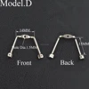 10pcs/lot Eyewear Stainless Steel Nose Pad Arm Nose Pad Holder Glasses Accessories 2