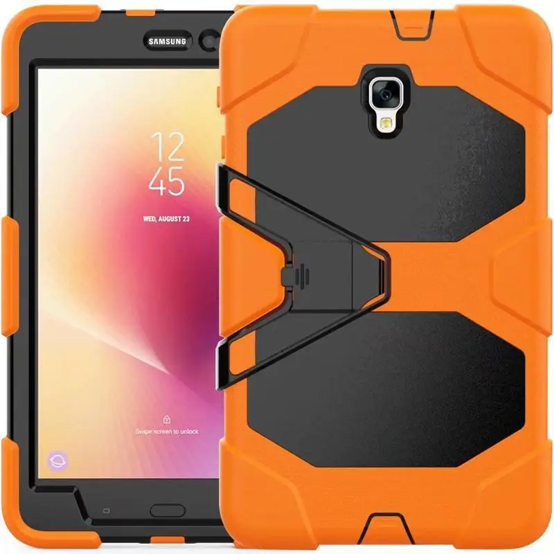 

For Samsung Galaxy Tab A 8.0 2017 T380 T385 Case Kids Safe Armor Shockproof Heavy Duty Silicon +PC Stand Cover