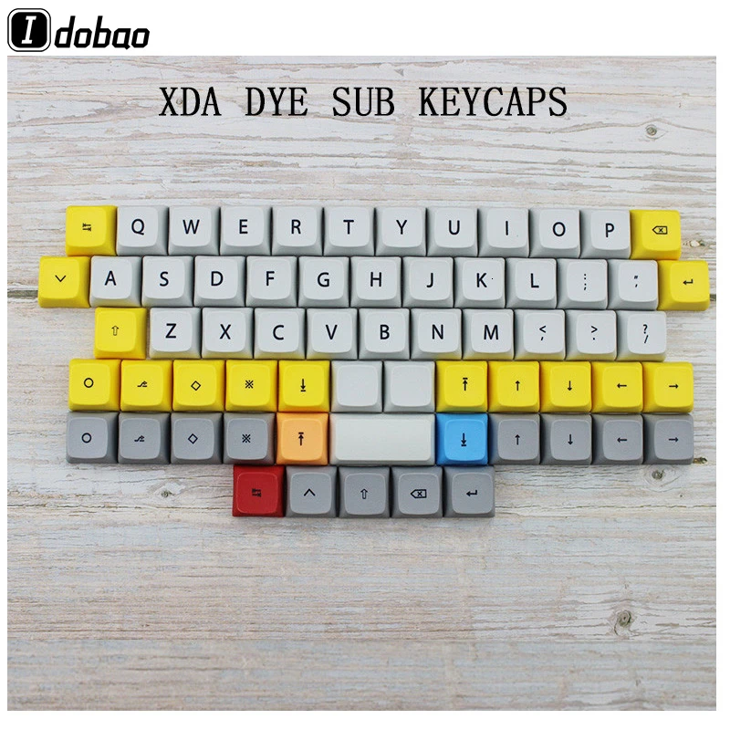 IDOBAO 40 механическая клавиатура Xda колпачки клавиш профиль краситель Sub PBT 64 клавиши