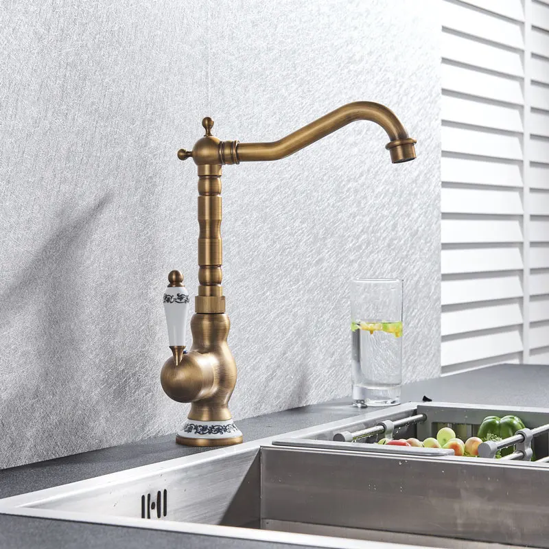 COTOM 2PCS 20cm Gold Cabinet Solid Brass Handle