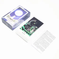 Juego de cartas de Tarot de conejo Lunalapin, cartas de oráculo de alta calidad, regalo de fiesta familiar, 12x7