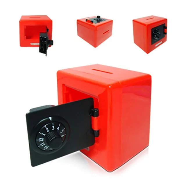 Baby Kids Money Boxes Combination Lock Money Coin Saving Storage Box Code Cash Safe Case Piggy Bank Deposit Banknote Toys 6