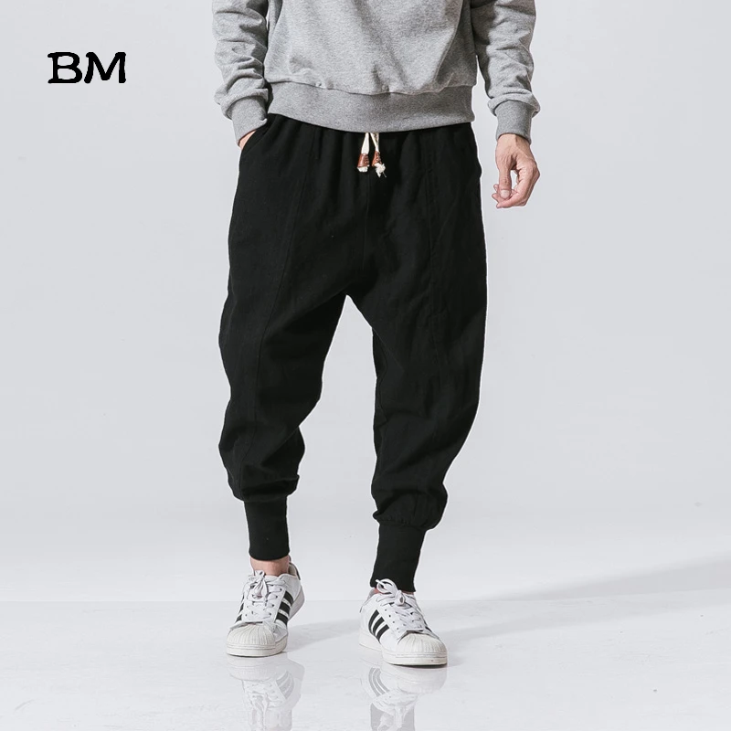 mens harem joggers 2020 Streetwear Joggers Hip Hop Trousers Black Harem Pants male Techwear Clothes Fashions Korean Style Bts Kpop Men Clothing elephant trousers