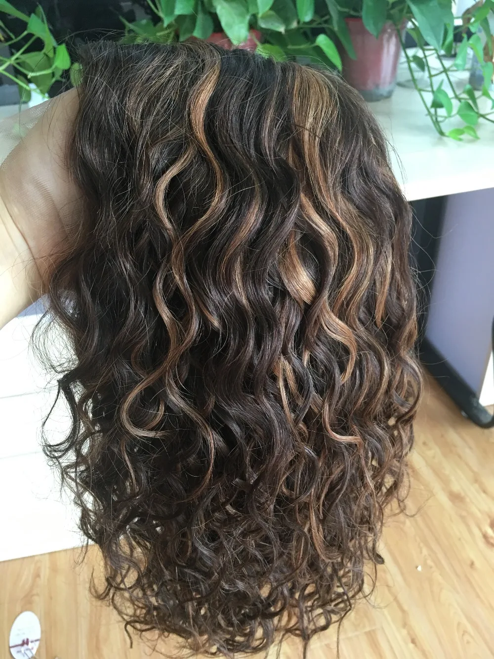 Hanne cabelo brasileiro onda natural 150% frente