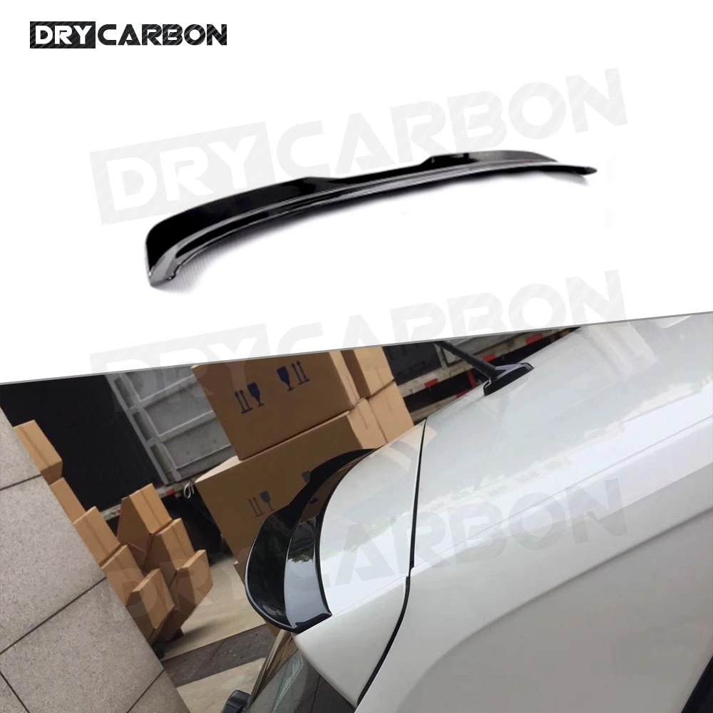 

Rear Roof Spoiler Tail Wings for Volkswagen VW Polo Plus Spoiler 2019 ABS Glossy Black Boot Trim Wings Car styling