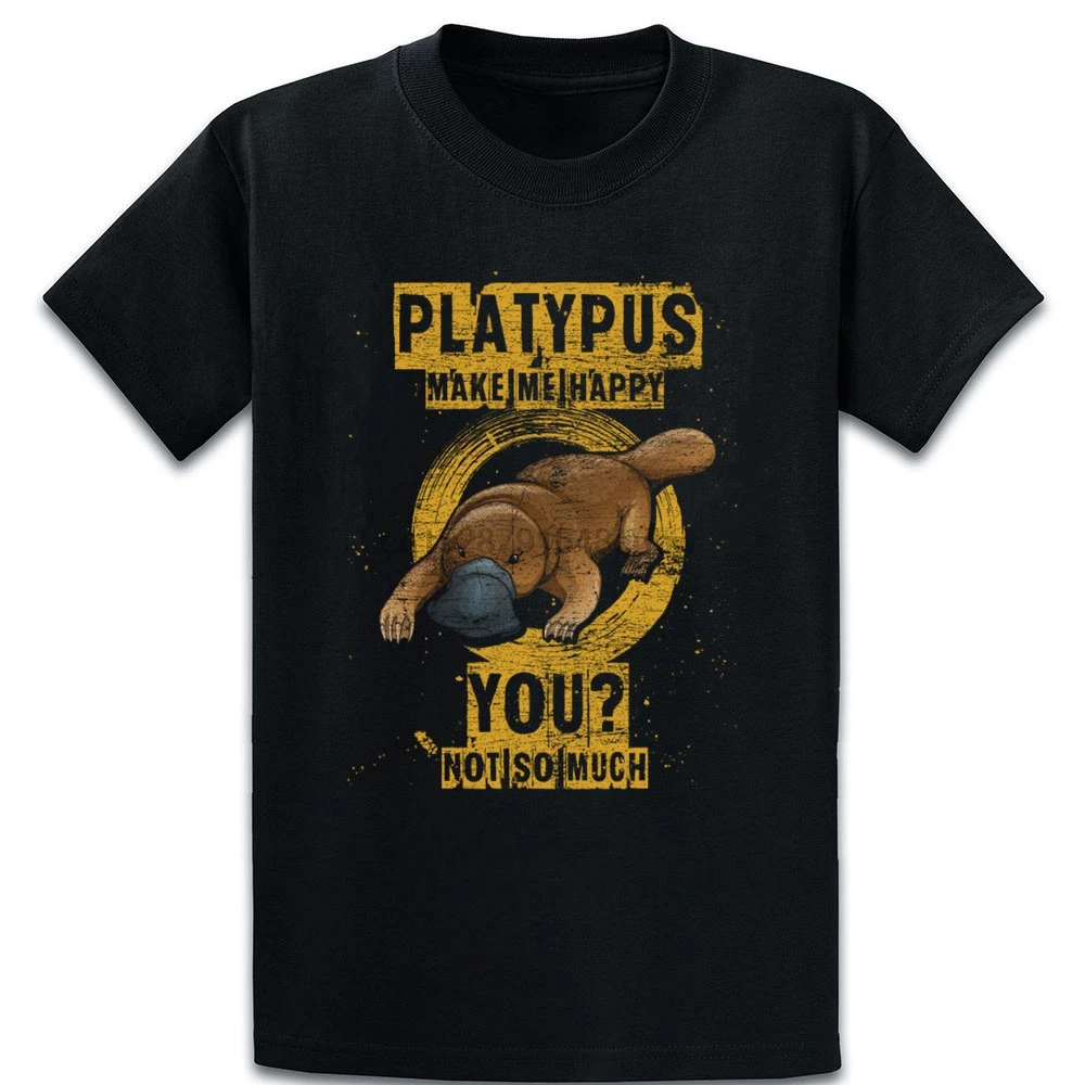 Футболка Platypuses_Duck Animal Australia Mammal Venom с ядом и круглым вырезом летняя Стильная