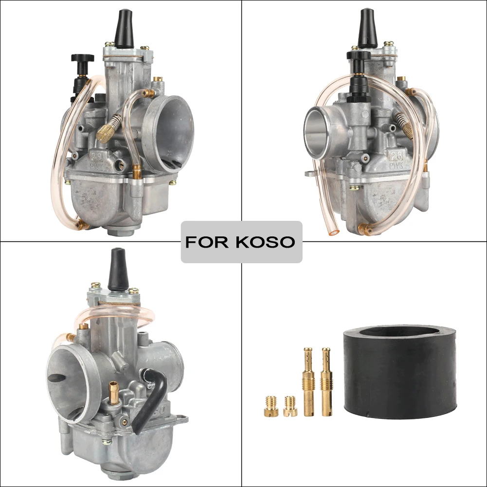 PWK 21 24 26 28 30 32 34mm Carburetor With Power Jet For Keihin OKO KOSO Dirt Bike ATV DIO JOG 2T 4T Motorcycle Carburetor Carb