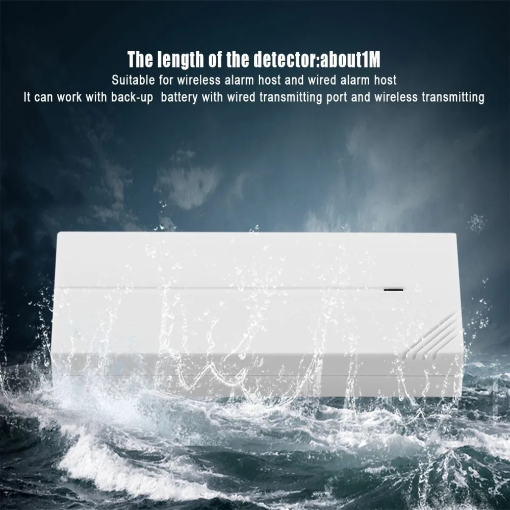 LESHP PH-10, профессиональный проводной датчик перелива воды, датчик утечки, домашняя система охранной сигнализации, устройство белого цвета