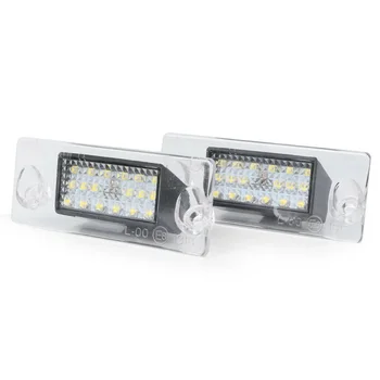 

DC12V License Plate Light Rear 1Pair Car Auto LED Lamp 8000K White Parts