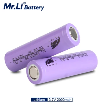

Mr. LI 18650 Rechargeable Lithium 3.7V 2000mah Capacity Battery Brand New For Home Appliance Battery Replacement DIY Flashlight