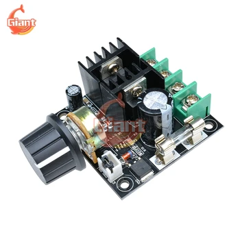 

12V 10A PWM DC Speed Controller Stepless DC Motor Pump Speed Control Board with Knob 9V-50V Adjustable Speed Regulator Governor