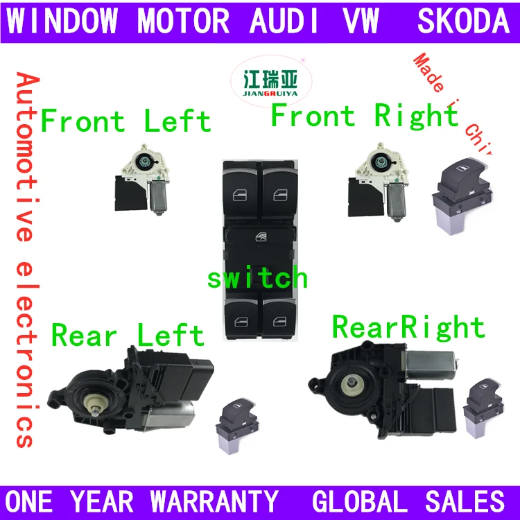 Оконный двигатель Scirocco регулятор окна EOS OE 1Q0959701H 5K0959793A 2008 2015|Стеклоподъемники и