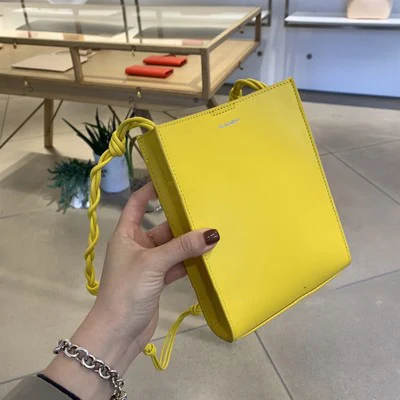 yellow Повседневные однотонные женские сумки на плечо ручной работы с тканым ремешком, женские ручные сумки, роскошные женские Сумки из искусственной кожи, Маленькая женская сумка с откидным верхом - Цвет: yellow