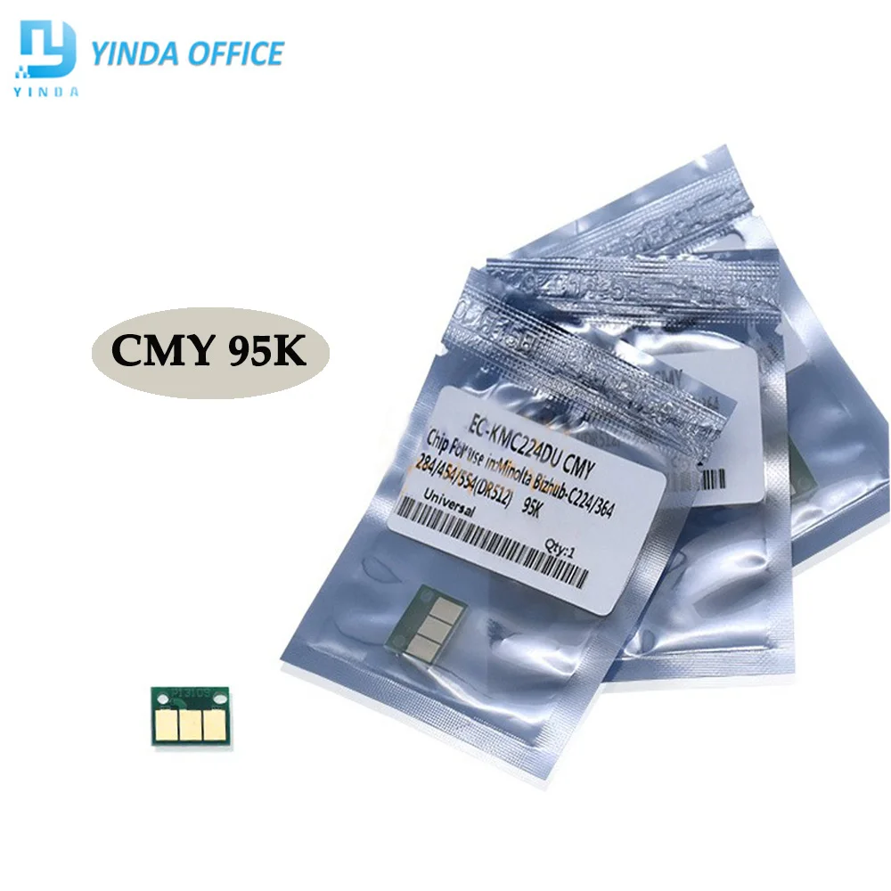 40 шт. чипы для барабана Konica Minolta Bizhub C224 C364 C284 C454 C554 C7822 C7828 DR512|Чип картриджа| |