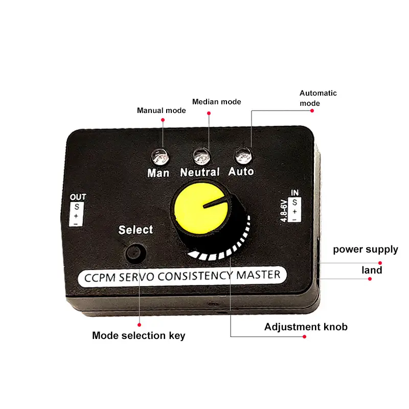 Multi Servo Tester 3CH ECS Consistency Speed Controler Power Channel CCPM Meter Master Checker RC Drone Helicopter RC Hobby image 2