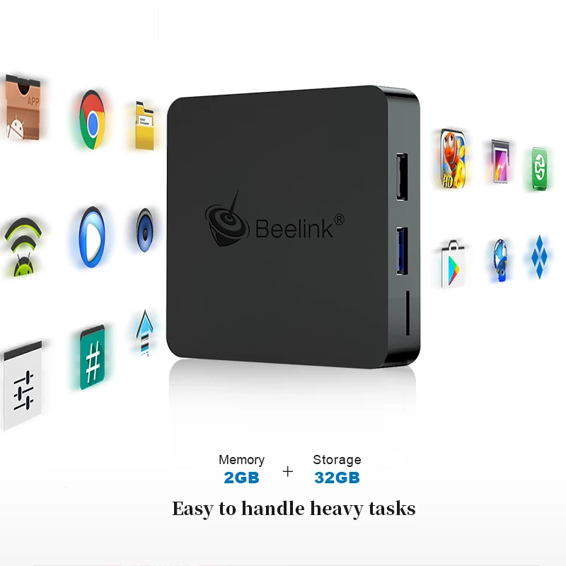 Мини ТВ приставка Beelink GT1 Android 8 1 S905X2 с голосовым пультом дистанционного