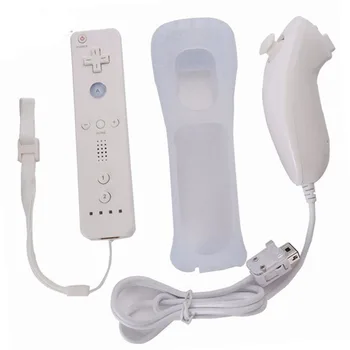 

For Nintend Wii Wireless GamePad Remote Controle Without Motion Plus+Nunchuck Controller Joystick For Nintendo Wii Accessories