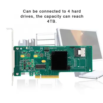 

for SAS 9211-4i 6Gbps 4-Port HBA Expansion Card PCI-E for RAID Controller Card