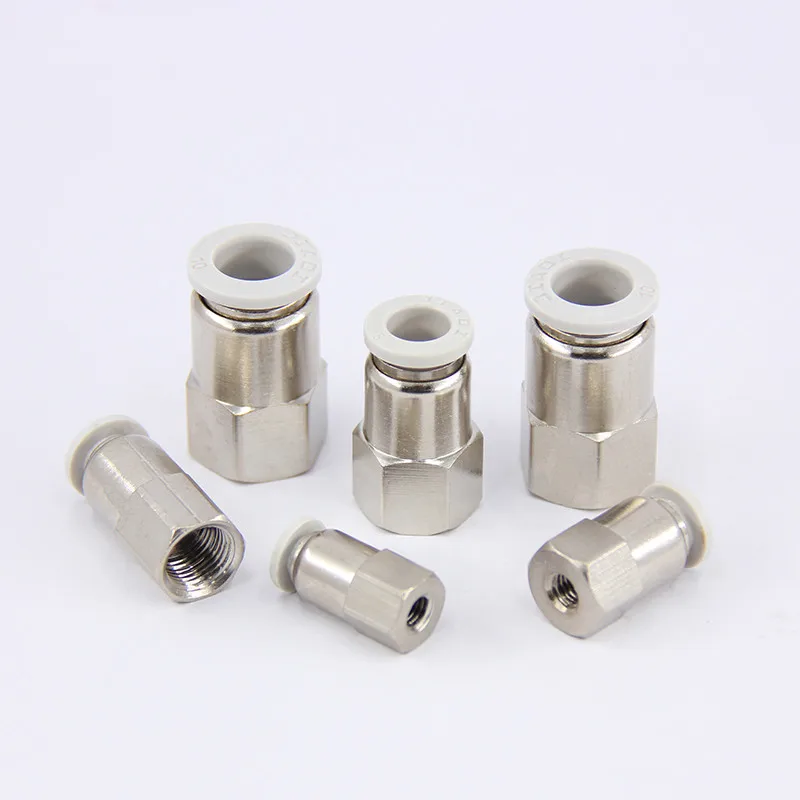 1 шт. APCF фитинг для воздушных труб 4 6 8 10 12 мм шланг 1/8 &quot3/8" 1/2 &quot1/4" Женский