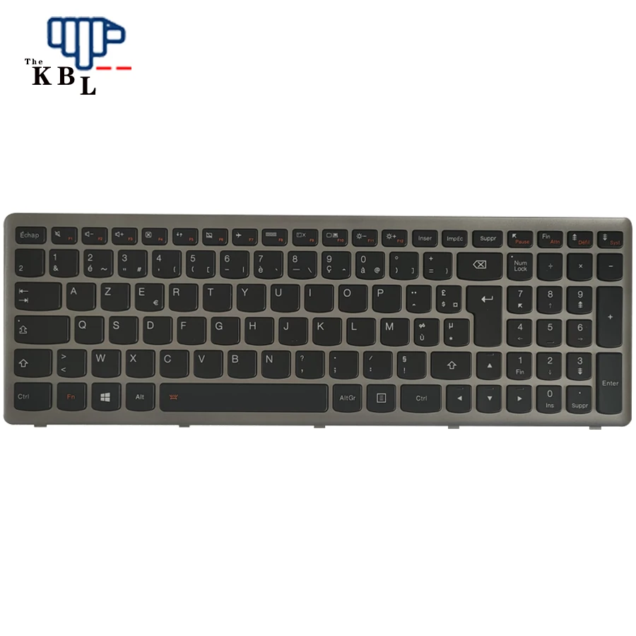 Новая Серебристая Клавиатура для ноутбука Lenovo U510 U510-IFI Z710 FR с подсветкой 25211316 |